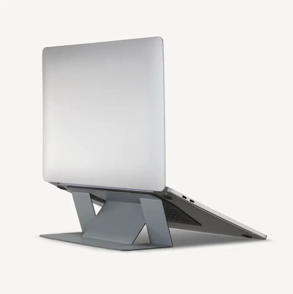 Adhesive Flodable Laptop Stand-grey