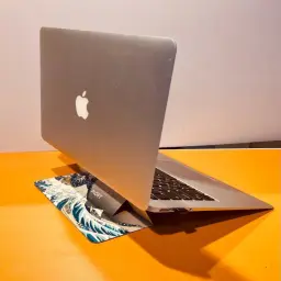 Invisible Air flow Foldable Laptop Stand-sea wave