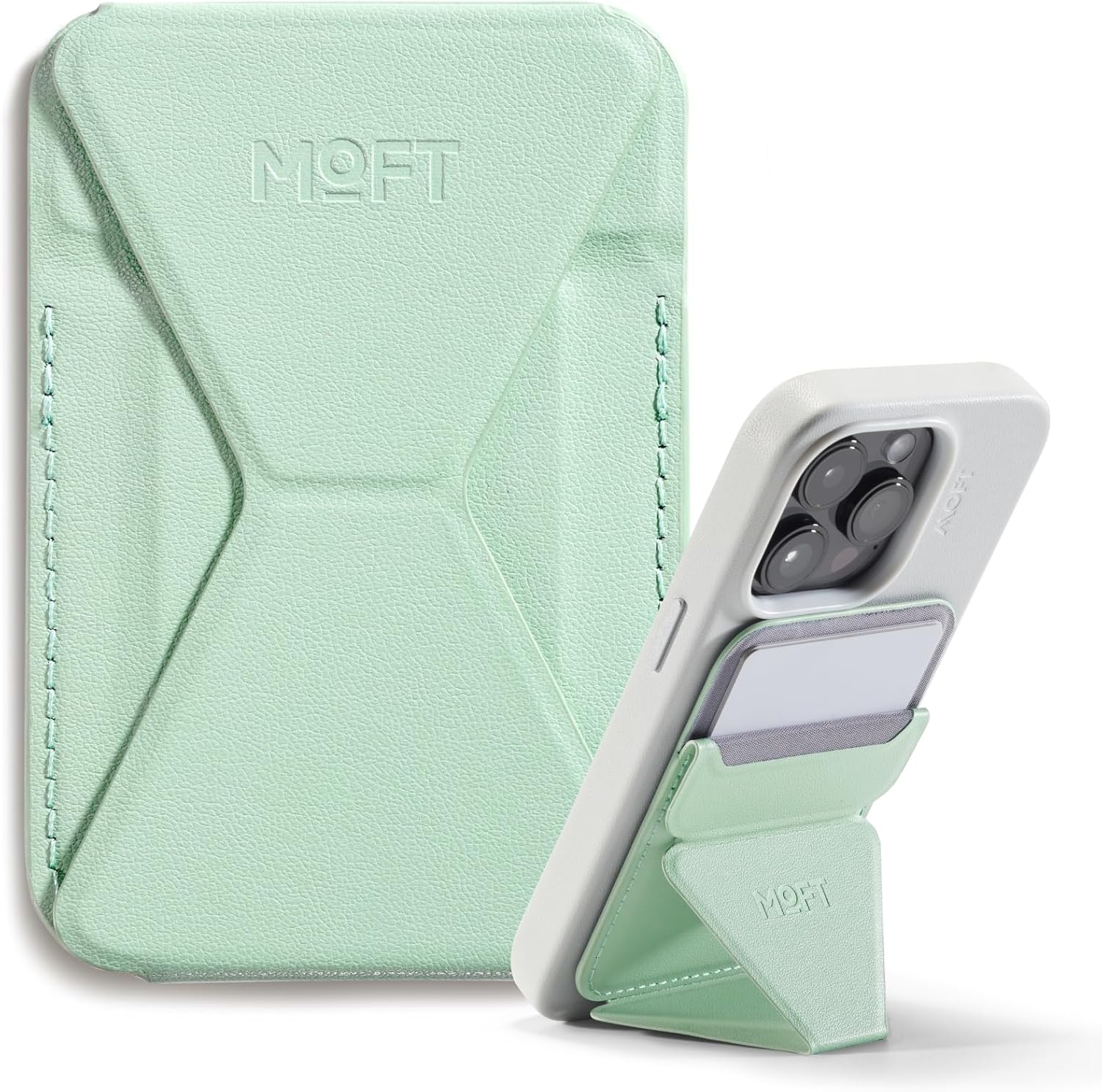 MOFT Snap-on Phone Stand & Wallet MOVAS – MagSafe Compatible