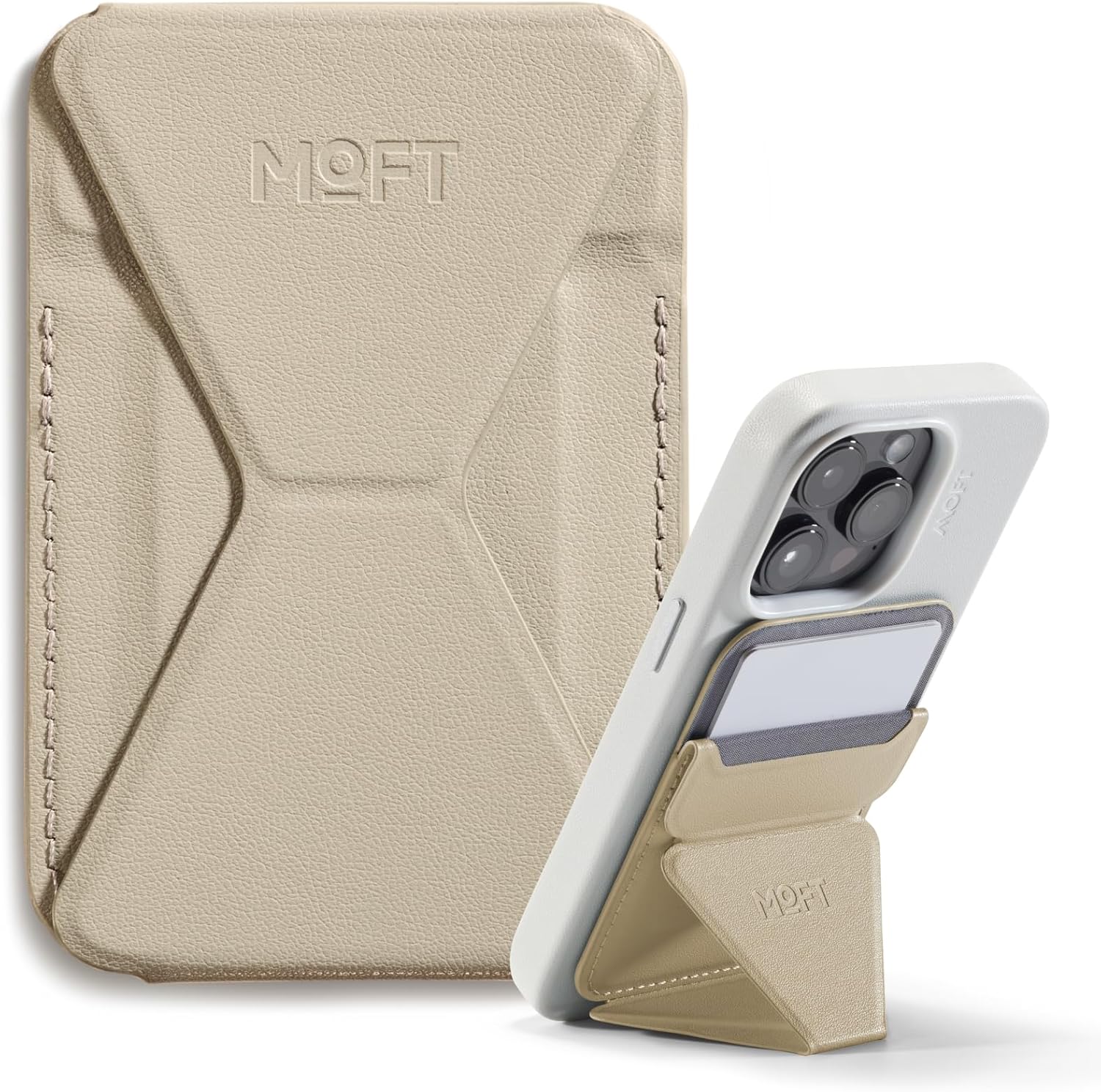 MOFT Snap-on Phone Stand & Wallet MOVAS – MagSafe Compatible