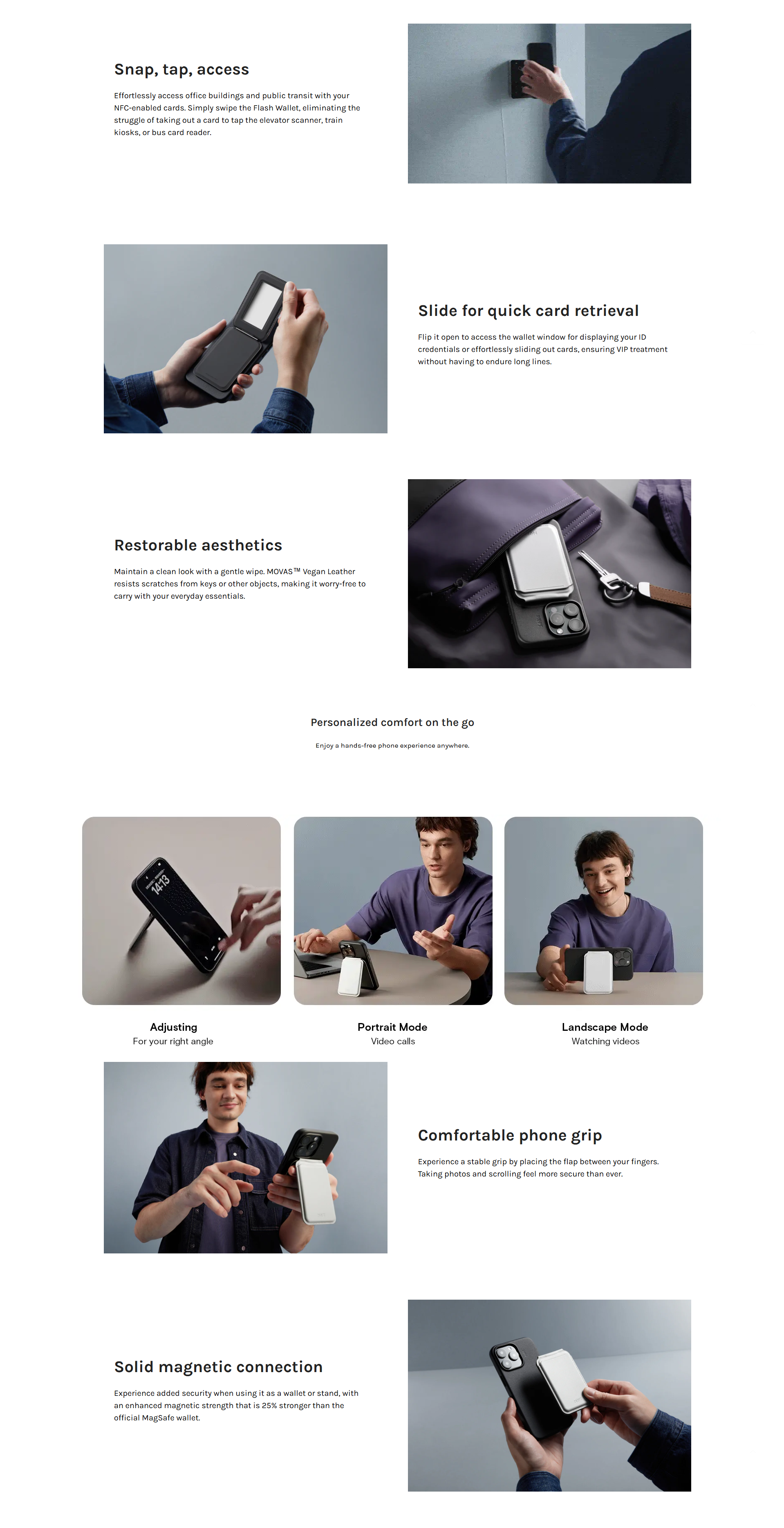 Flash wallet & Stand MOVAS