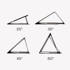 Yntra MOFT Foldable 5 in 1 Sit stand laptop desk- Side view 4 angles