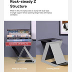 Yntra MOFT Foldable 5 in 1 Sit stand laptop desk - Lifting heavy weights