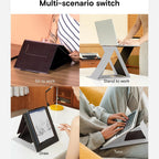 Yntra MOFT Foldable 5 in 1 Sit stand laptop desk - Side view showcasing 4 functions