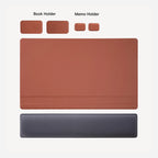 Yntra MOFT Multi Functional desk mat - book and memo holder - brown 