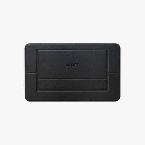 Yntra Moft Airflow laptop stand - rear view black