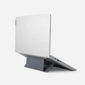 Yntra Moft Airflow laptop stand - 26 deg view grey