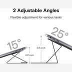 Yntra Moft Invisible laptop stand - 15, 25 degree angles