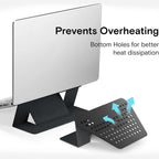 Yntra Moft Invisible laptop stand - bottom holes image